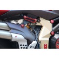 CNC Racing Passenger Rearset / Foot peg Blanking Plate Set / Racing Tie Down Hooks for MV Agusta